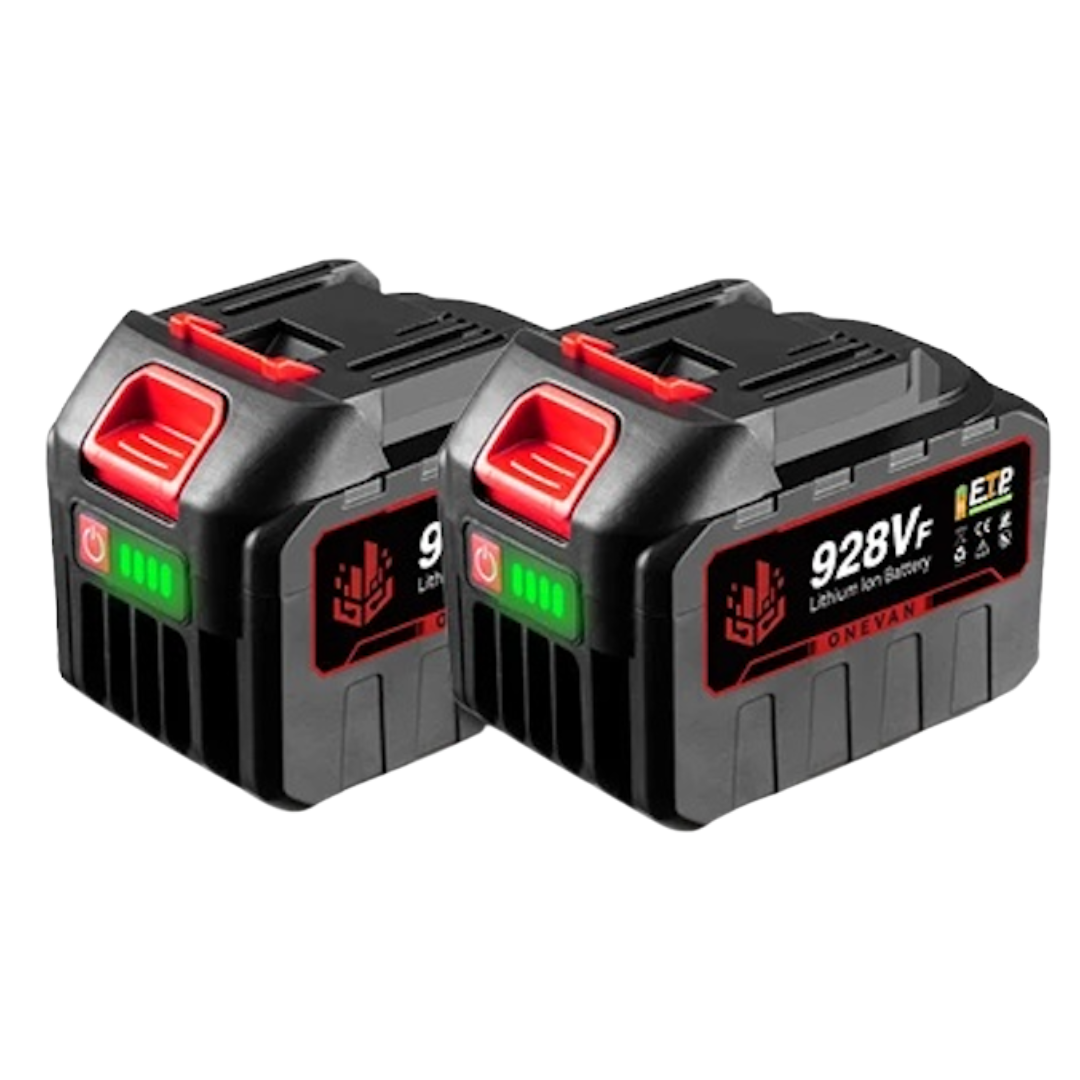2 batterier